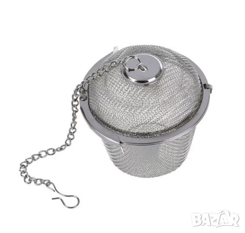 Цедка за чай и подправки Shik, Неръждаема стомана, 7 см, снимка 6 - Аксесоари за кухня - 45827067