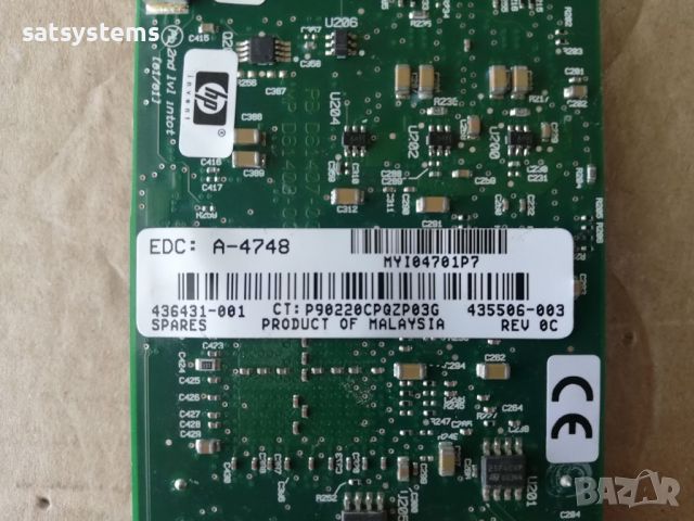  HP NC364T Quad Port Server Adapter PCI-E, снимка 10 - Мрежови адаптери - 46811520