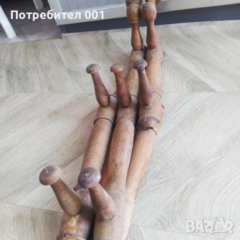 Стара дървена закачалка, снимка 16 - Закачалки - 52226041