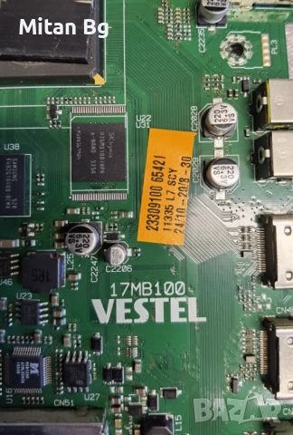 MAIN BOARD VESTEL 17MB100 23303959, снимка 3 - Части и Платки - 46052277