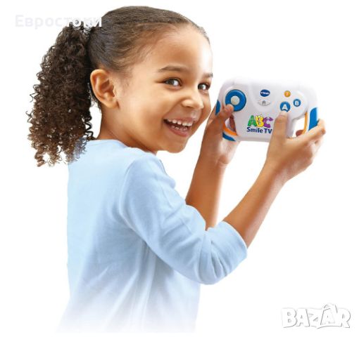 Детска безжична конзола VTech ABC Smile TV, детски образователен компютър, снимка 8 - Образователни игри - 45553490