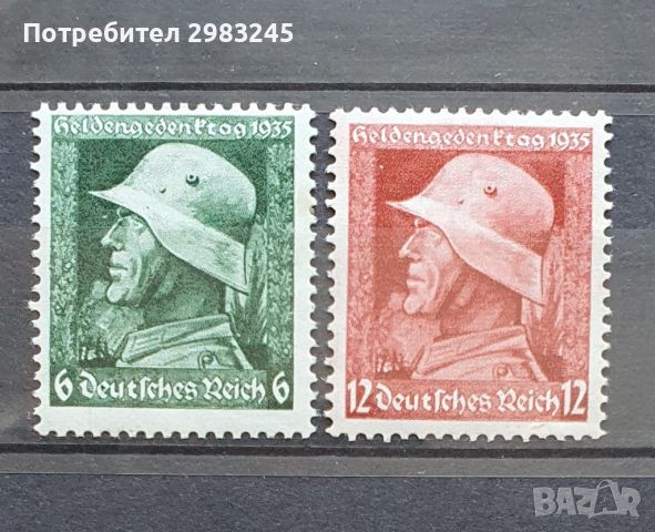 Германски Райх 1935, снимка 1 - Филателия - 46782813