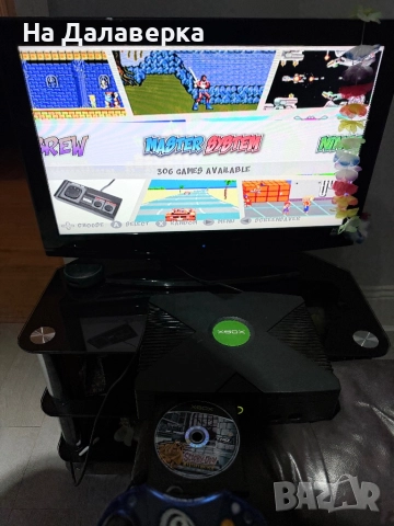 Xbox Classic OG Black – Modded (BMC Emustation Mod) + PowerPad Pro контролер!, снимка 14 - Xbox конзоли - 52404771