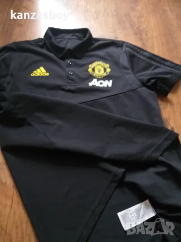 adidas Manchester United FC Polo - страхотна мъжка тениска М, снимка 7 - Тениски - 47078139