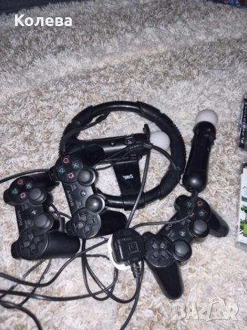 Плейстейшън 3 с всички аксесоари от снимките