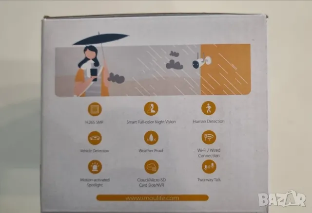 Камера IMOU Bullet 3/5MP IPC-S3EP-5M0WE, снимка 3 - Комплекти за видеонаблюдение - 50428324