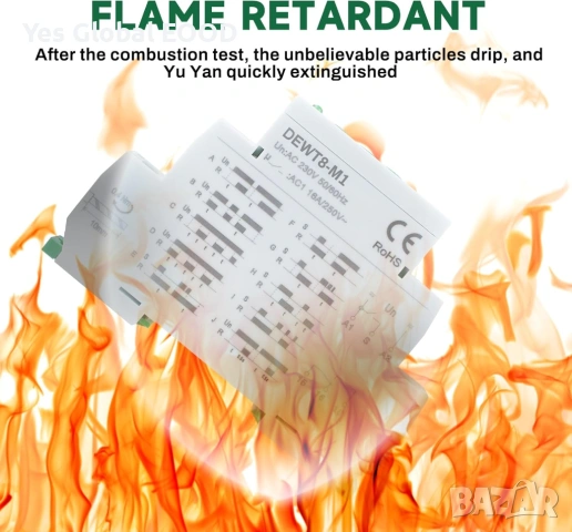 DEWIN многофункционално времереле 230V DIN шина, снимка 5 - Други инструменти - 53247085