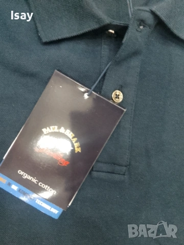 Мъжка тениска Паул Шарк в тъмно син цвят 2ХЛ последен размер , снимка 6 - Тениски - 53169125