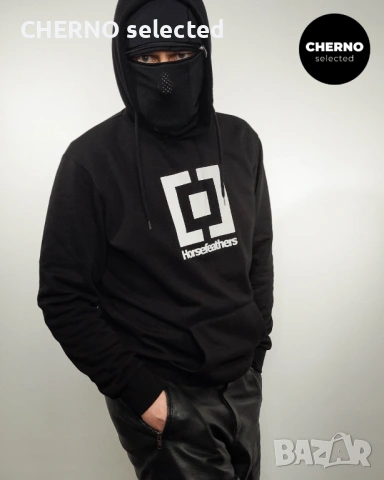 Мъжки суичър с качулка HORSEFEATHERS Leader Hoodie – размер L – Отлично състояние, снимка 6 - Суичъри - 53864509