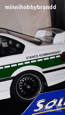 BMW M3 E36 1.18 Scale Solido POLIZEI Drift Polizei Stance Kommandant .Top top  top  model. , снимка 18 - Колекции - 49329183