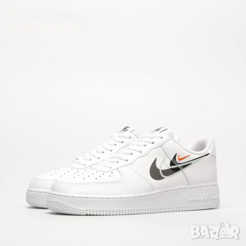 Nike - Air Force 1 номер 41 бял мъжки Оригинал Код 0559, снимка 3 - Маратонки - 46791401