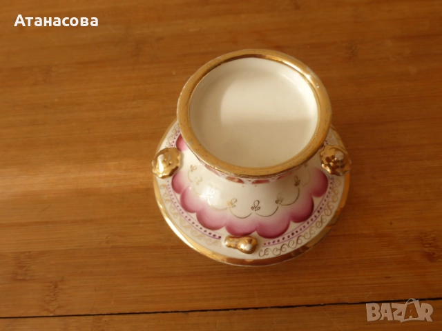 Капак за порцеланов самовар Гжель, снимка 5 - Антикварни и старинни предмети - 52494964