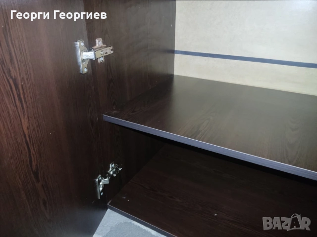 Шкаф с чекмедже цвят венге, снимка 5 - Шкафове - 53414750