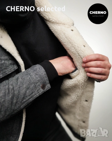 Дънково яке с топла подплата LEVI’S Sherpa Trucker Denim Jacket – Размер  L – Ново с етикети, снимка 9 - Якета - 52829901