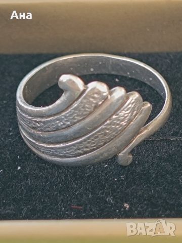 Красив сребърен пръстен , снимка 3 - Пръстени - 45469246