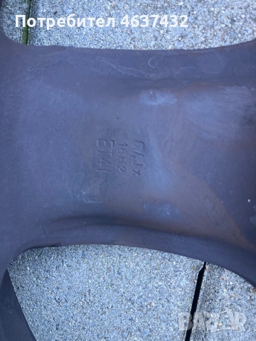 Оригинални железни джанти Renault 5*114,3 16, снимка 7 - Гуми и джанти - 52527468