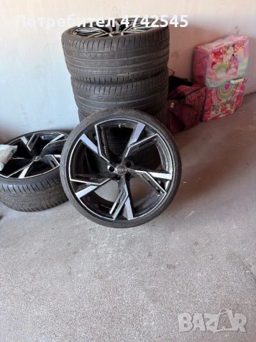 Оригинални джанти с гуми от RS6, снимка 6 - Гуми и джанти - 53535823