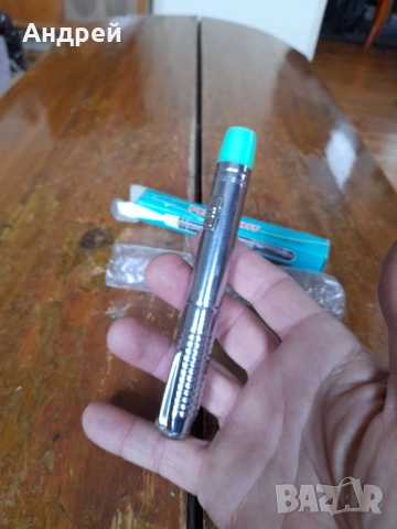 Стара химикалка фенерче,Pen Light, снимка 3 - Други ценни предмети - 54083341