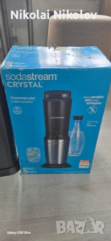 машина за газирана вода sodasream CRYSTAL, снимка 2 - Други машини и части - 54041526
