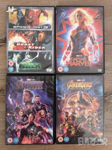 Marvel Марвел DVD филми Spider-Man, Avengers Thor Captain America, снимка 3 - DVD филми - 45698835