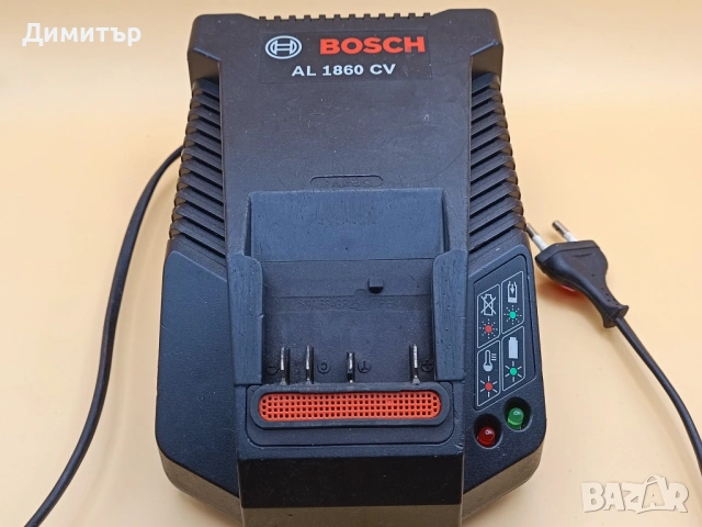 Bosch AL 1860 CV зарядно, снимка 2 - Винтоверти - 43415809