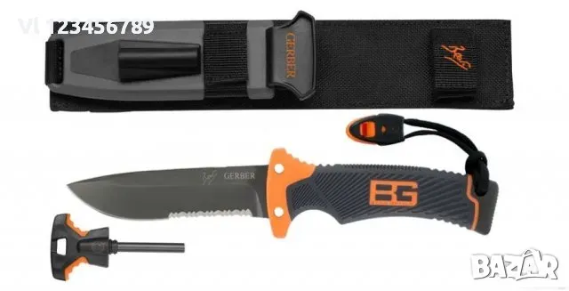 Нож за оцеляване Gerber Bear Grylls Survival, снимка 1 - Ножове - 48475227