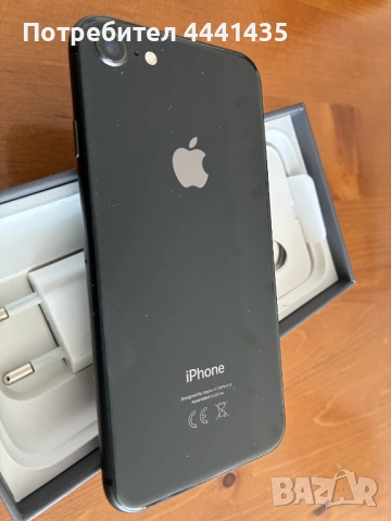 IPhone 8, 64, MB, черен, снимка 6 - Apple iPhone - 53773080