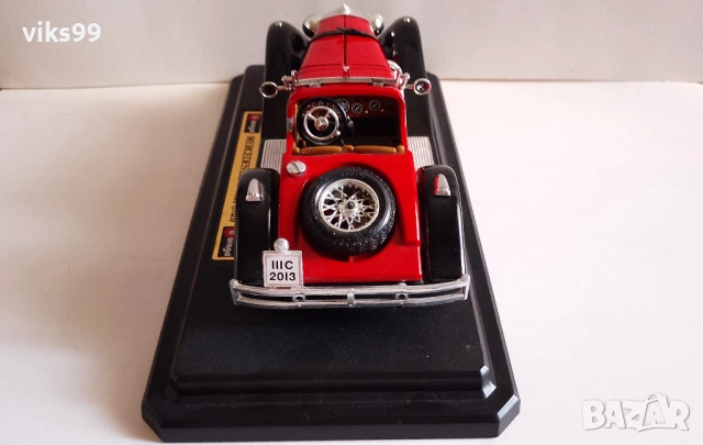 Bburago Mercedes Benz SSK 1928 - Made in Italy 1:24, снимка 4 - Колекции - 52389659