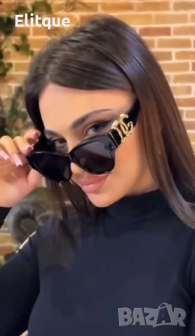 очила с черен обикновен калъф и ув защита dolce gabbana 