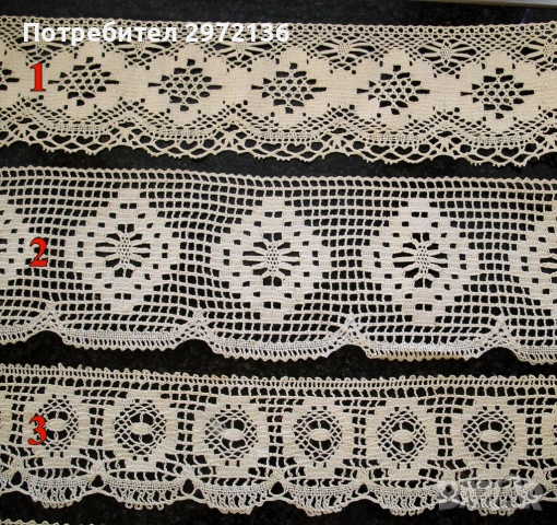 Дантела памучна, снимка 11 - Платове и дамаски - 53097704
