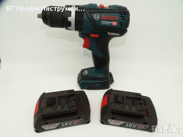 Bosch GSB 18V 60 + 2 x 2.0 Ah - Ударен винтоверт, снимка 1 - Други инструменти - 45927273