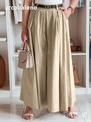 Дамска пола-панталон с колан FLOWES, 4цвята , снимка 11 - Панталони - 49611628