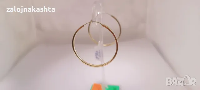 Нови Златни обеци-2,60гр/14кр, снимка 2 - Обеци - 49315567