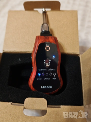 LEKATO мини китарен усилвател ефекти Bluetooth нов, снимка 2 - Ресийвъри, усилватели, смесителни пултове - 54128865