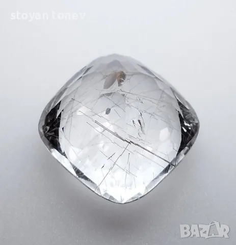 Огромен рядък рутилов кварц със златни игли - 43.41кт.! Нов!, снимка 9 - Други - 50062580