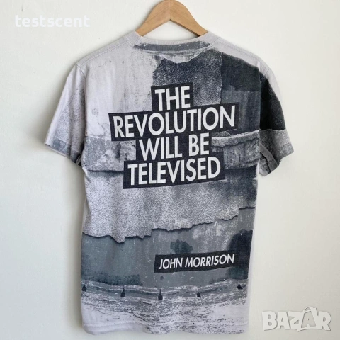 Мъжка тениска WWE John Morrison Classic Vintage Retro Revolution will be televized, снимка 3 - Тениски - 25982874