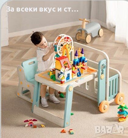 Мултифункционална детска маса със столче, снимка 3 - Други - 45186772