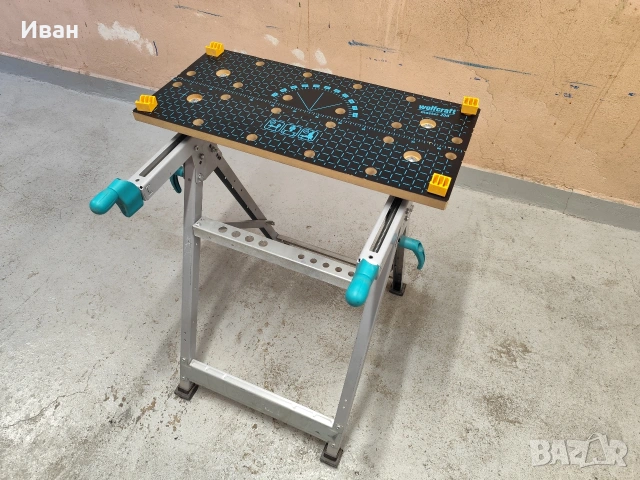 Мултифункционална работна маса със стеги Wolfcraft Master 200, 300-450х645х800 мм, 180 кг, снимка 2 - Други инструменти - 53749891