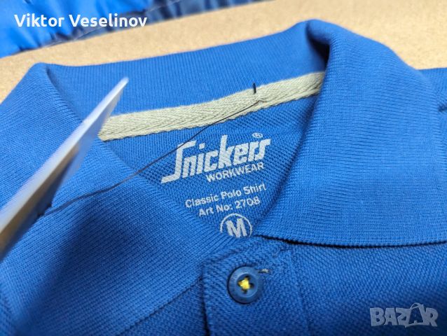 НОВА Snickers Polo Shirt Работна Тениска Размер М Workwear, снимка 7 - Тениски - 45482830