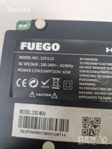 FUEGO 32FJ110 MAIN BOARD TP.MS3663S.PB818 PANEL D32-M30, снимка 2 - Части и Платки - 48681184