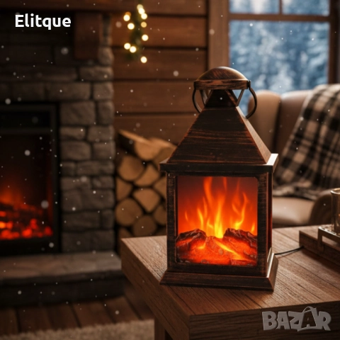 LED Камина-фенер с ефект на тлеещи въглени, снимка 4 - Други стоки за дома - 52629281