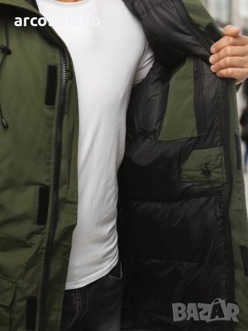 Мъжко зимно яке парка, 2цвята , снимка 11 - Якета - 52883848