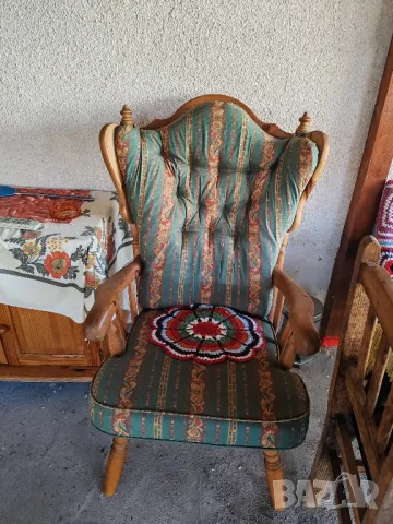 Кресло дъбов масив. 