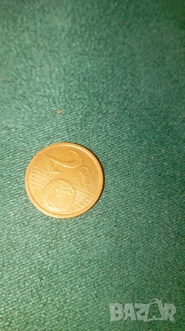 Рядка монета от 2 евро цента , снимка 3 - Други ценни предмети - 53840875