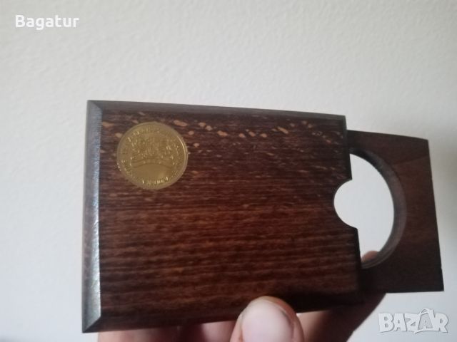 БНБ дървени кутии за МОНЕТИ,лот холдери монети, снимка 8 - Нумизматика и бонистика - 46087956