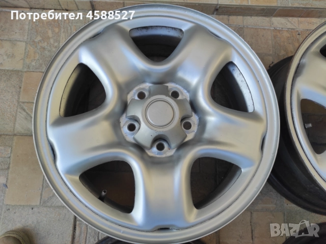 Железни джанти 16'' 5х114.3 6,5J, ц.о-60,1мм за Тойота рав4 Toyota Rav4, снимка 2 - Гуми и джанти - 52000957