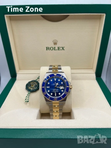 Rolex Submariner 41mm Two-Tone Yellow Automatic Различни Варианти, снимка 2 - Мъжки - 54060848