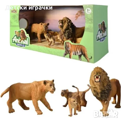 Фигурки животни семейство Лъвове, снимка 1 - Фигурки - 48953933