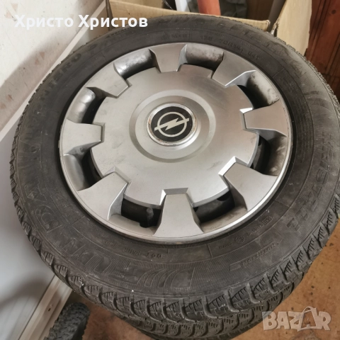 Метални джанти 14 инча, 4х100, 4бр,с тасове и гуми