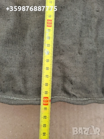 Брезентов Чувал Военен Военни Армия Ретро бна брезент бризент , снимка 4 - Антикварни и старинни предмети - 51550043